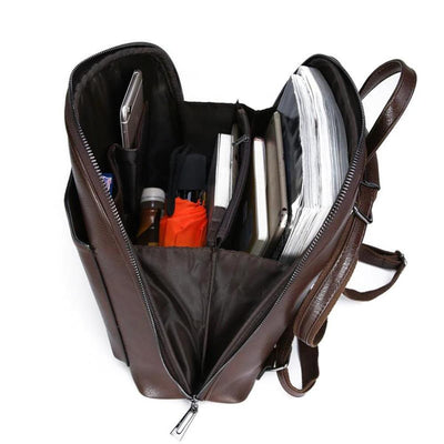 Stellina - Classic Double-Zip Backpack - Sleek Design