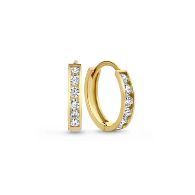 14K Gold Diamond Earring Set That Radiates Sophistication & Turns Every Glance Into Admiration