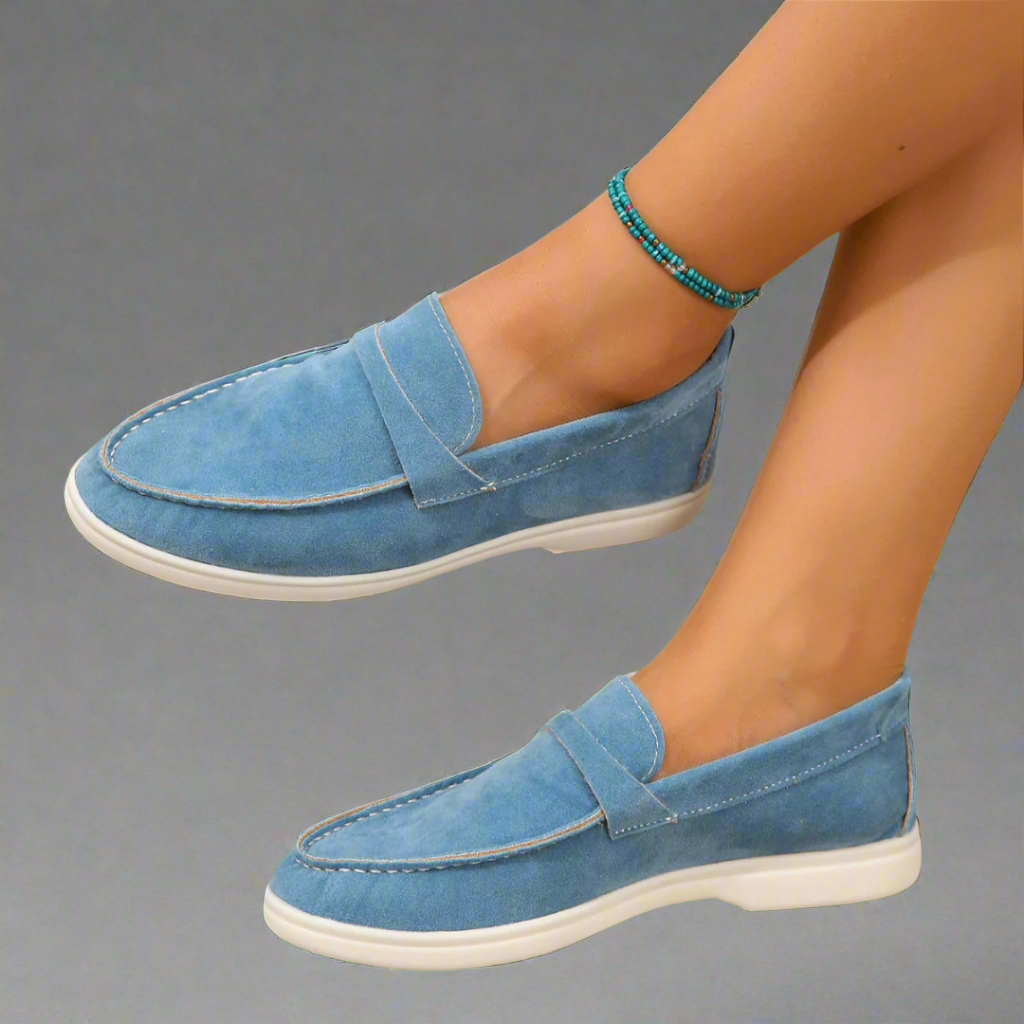 Hannah – Handcrafted Suede Moccasins