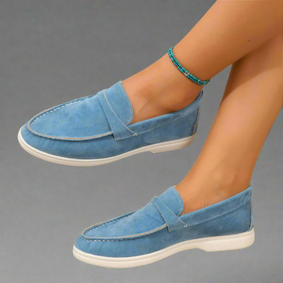 Hannah – Handcrafted Suede Moccasins