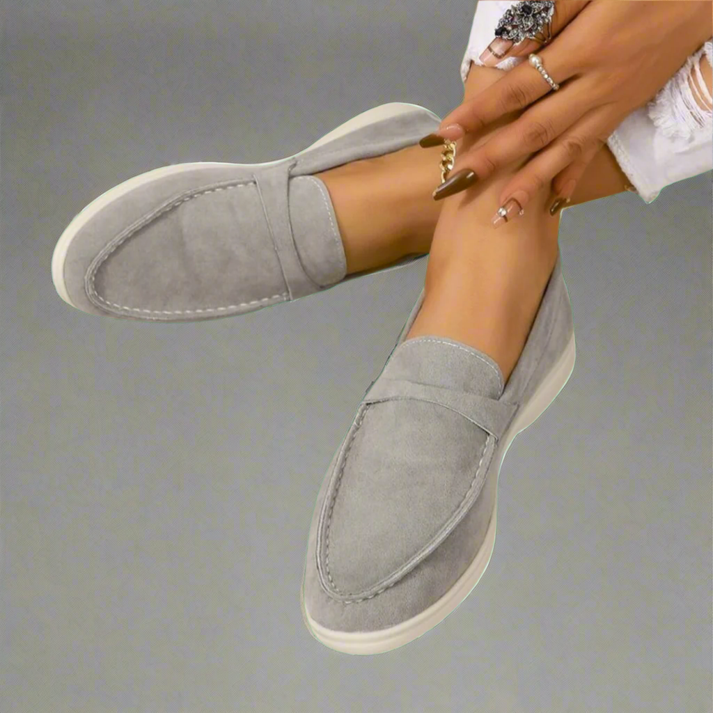 Hannah – Handcrafted Suede Moccasins