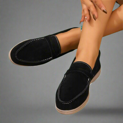Hannah – Handcrafted Suede Moccasins