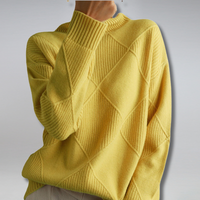 Check Pattern Sweater – Elevates Everyday Life with Colorful Joy