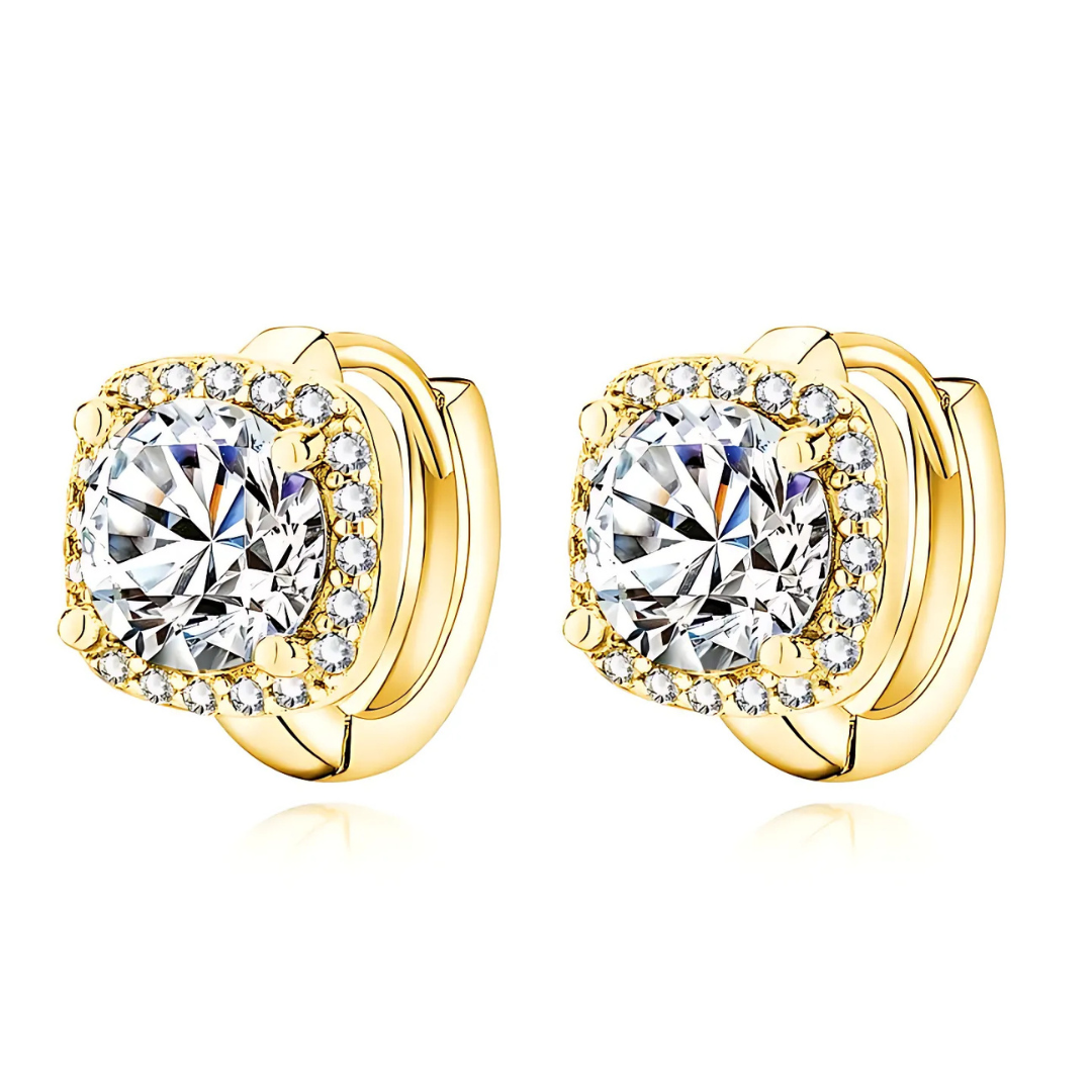 18k Gold Hoop Earrings That Radiate Confidence & Make Every Head Turn
