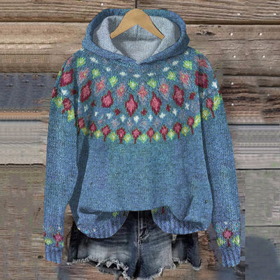 Soft Icelandic Hoodie – Colorful Warmth in Nordic Style