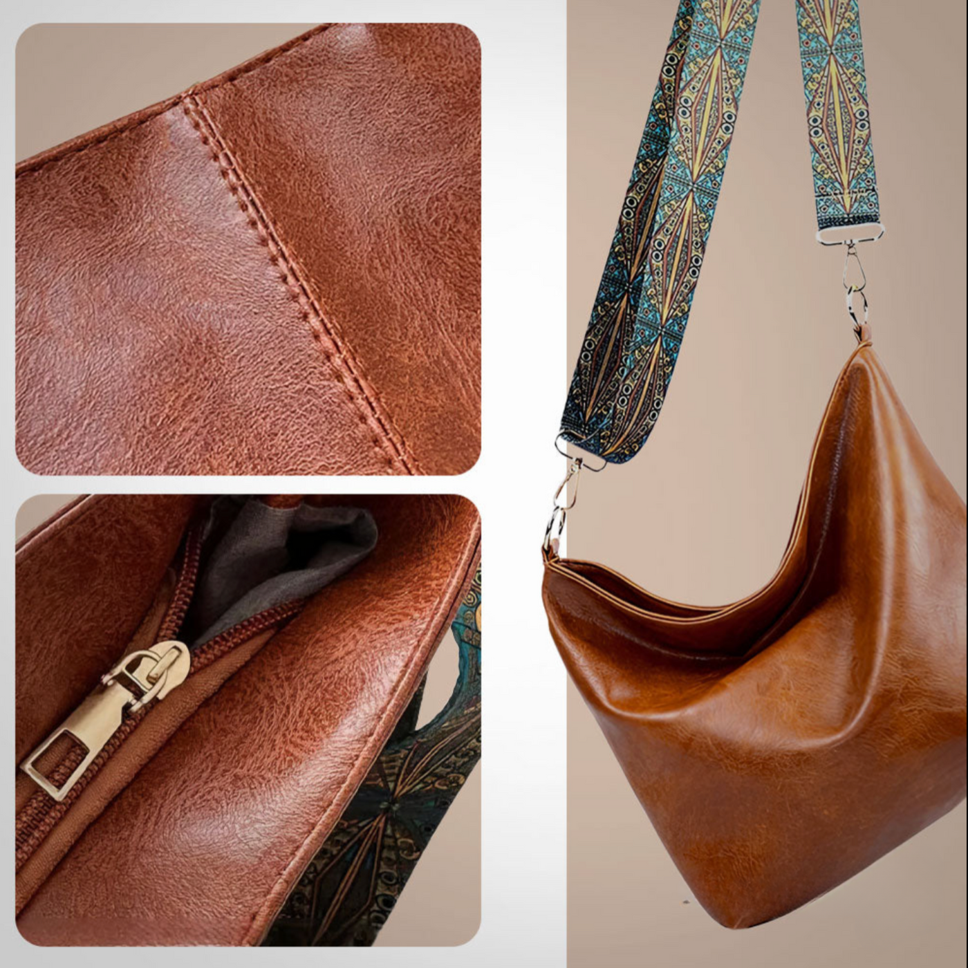Catriona – Vintage Charm | Leather Shoulder Bag
