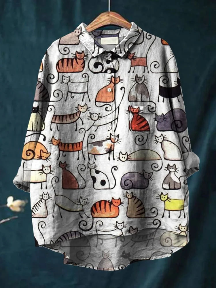 Jovana – Cat Art Shirt