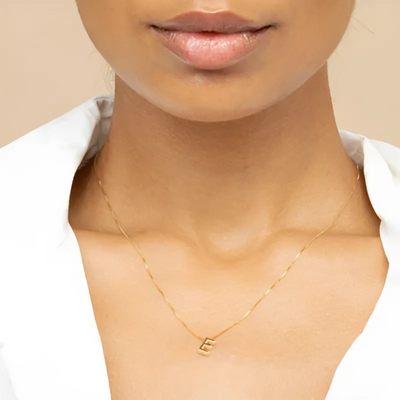 18K Gold Initial Necklace That Makes You Stand Out & Turns Every Glance Into Admiration