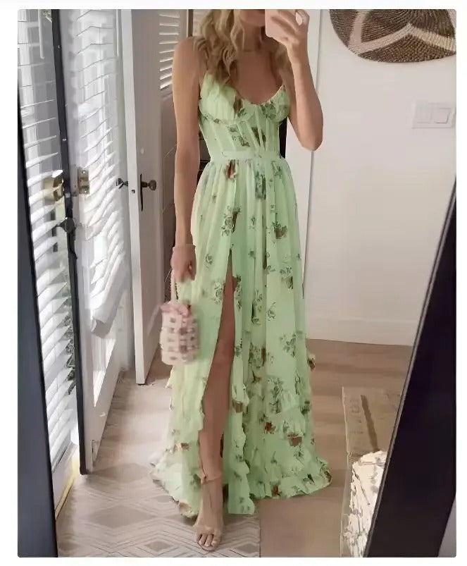 Sapphira – Elegant Floral Dress