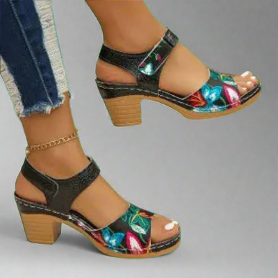 Marisa – Handcrafted Peep-Toe Sandals