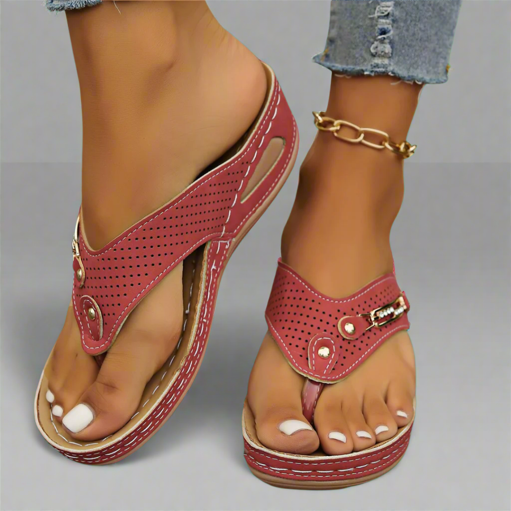 Mira – Retro Sandals with Arch Support