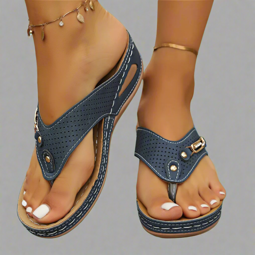 Mira – Retro Sandals with Arch Support