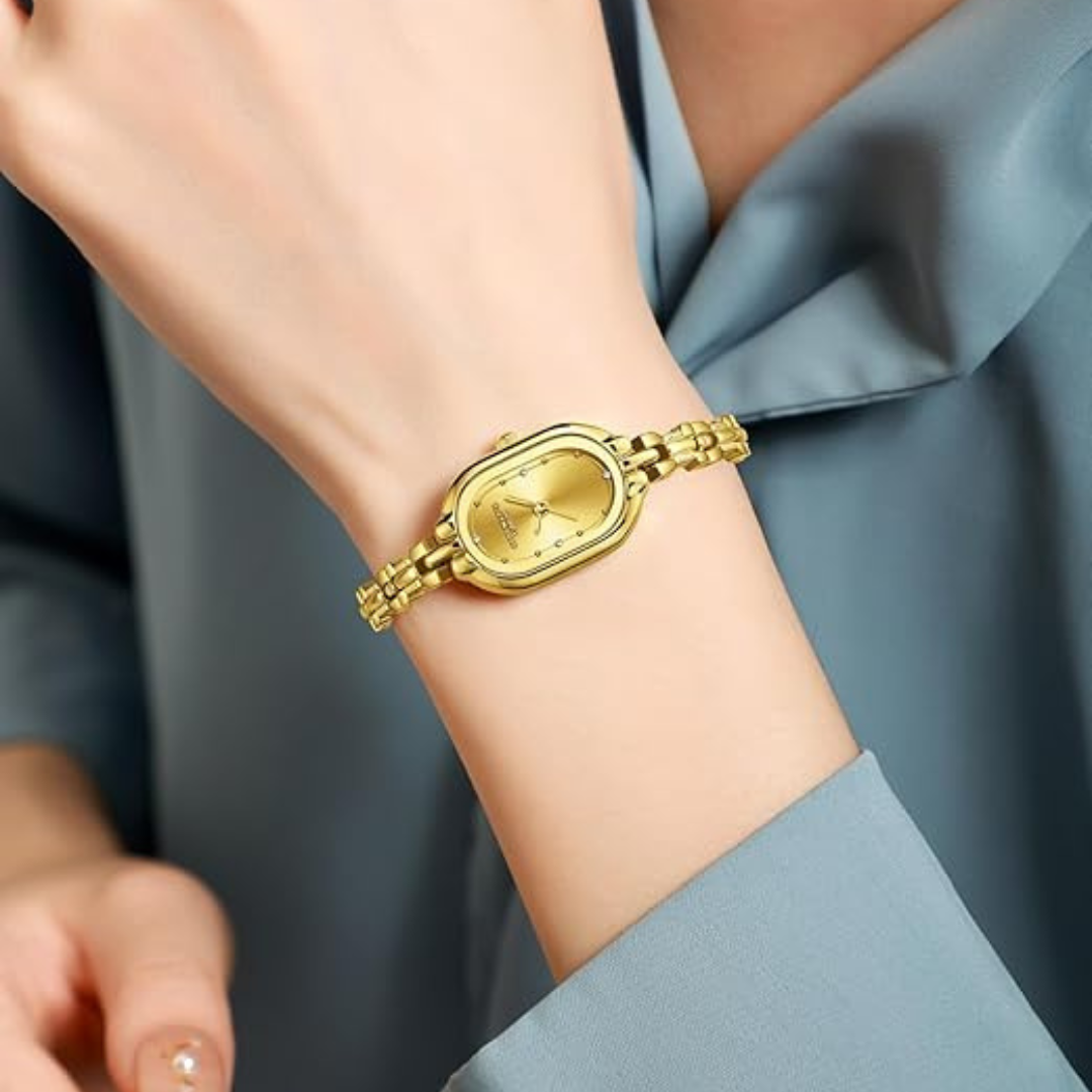 18k Gold Radiance Watch That Brings Warmth & Brilliance to Your Look