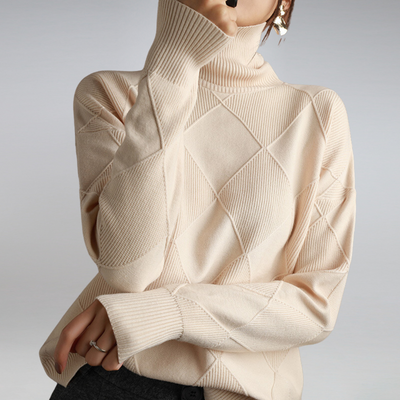 Check Pattern Sweater – Elevates Everyday Life with Colorful Joy