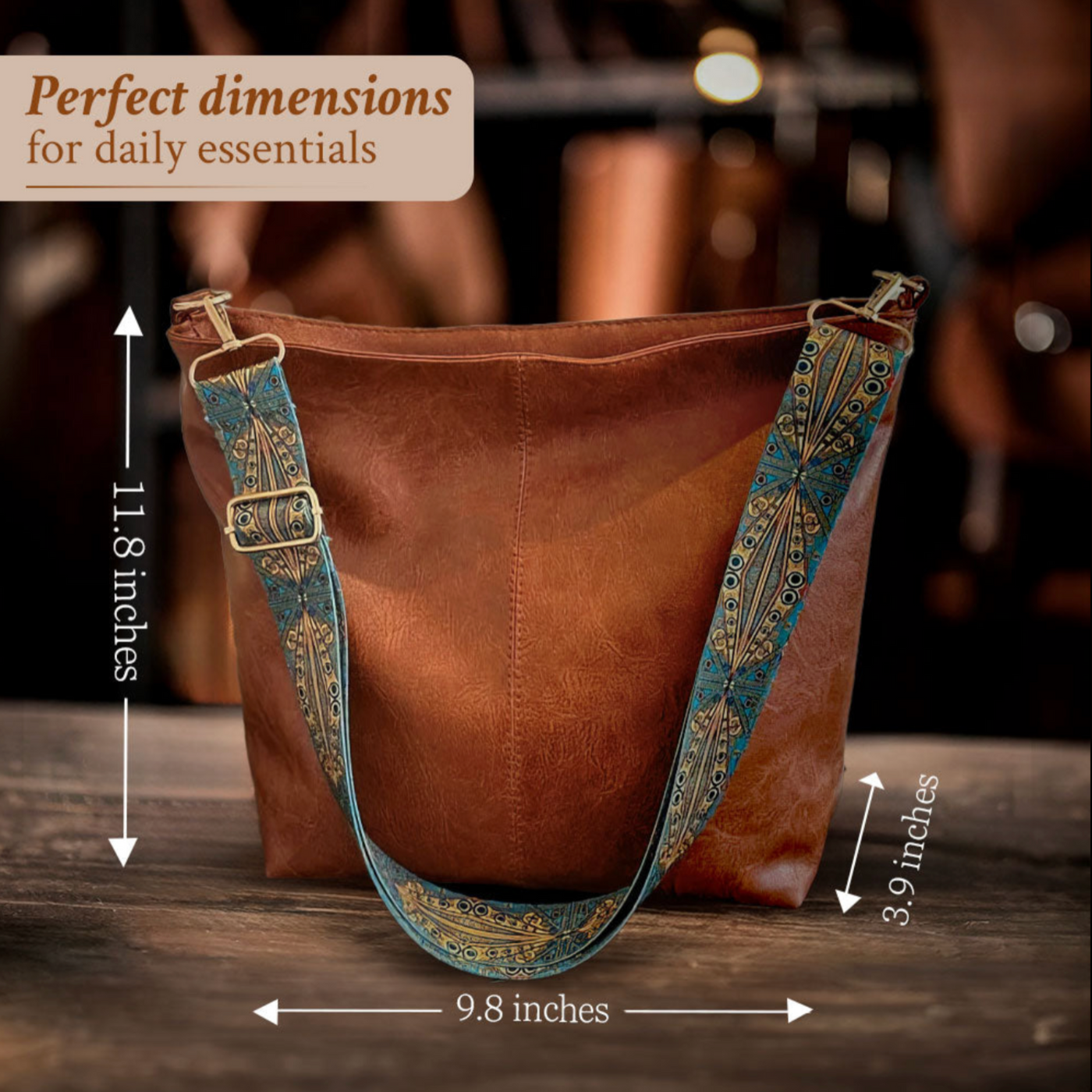 Catriona – Vintage Charm | Leather Shoulder Bag