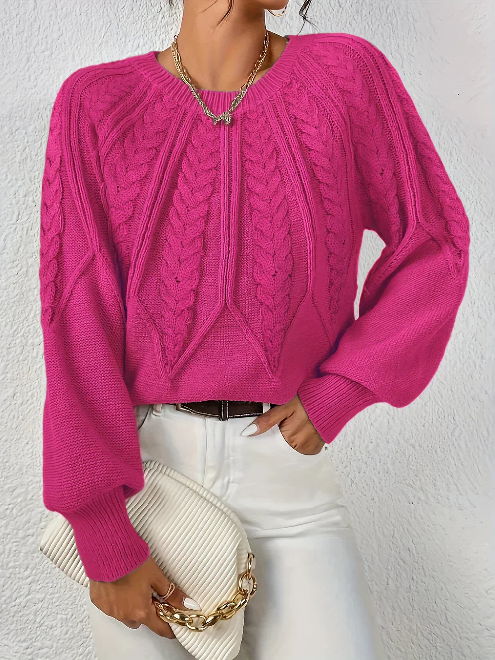Cable Sweater – Feel Effortlessly Chic and Warm