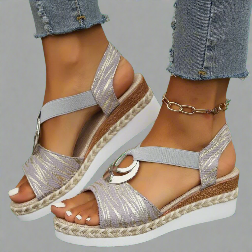 Dahlia – Handmade Wedge Sandals