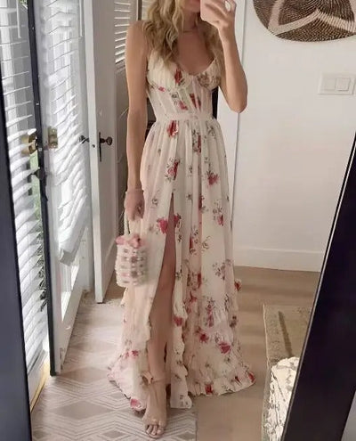 Sapphira – Elegant Floral Dress