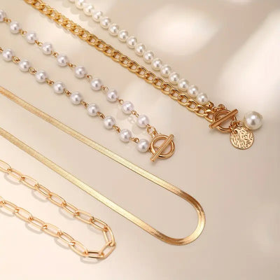 18K Gold Pearl Necklace Set That Elevates Your Elegance & Draws Every Eye