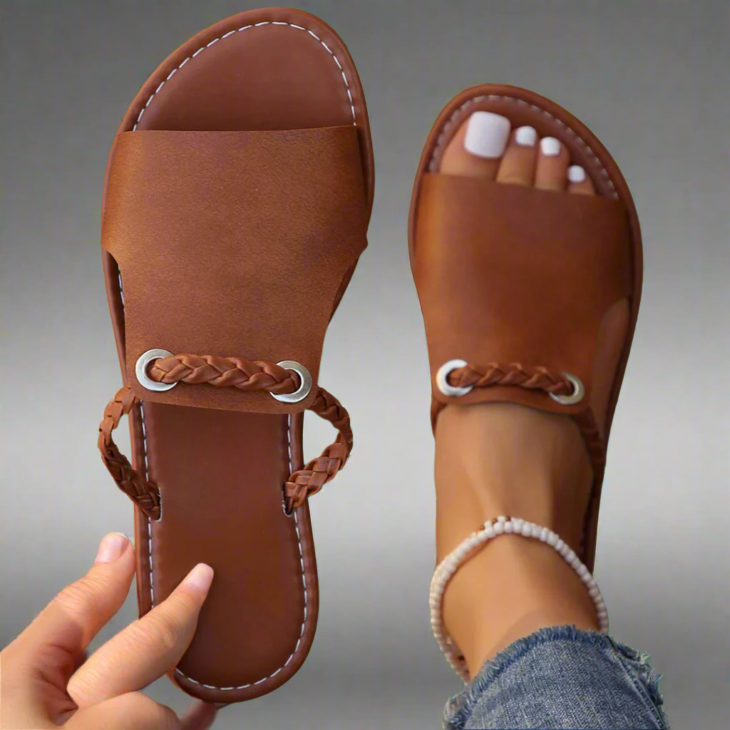 Katelina – Handcrafted Flat Sandals