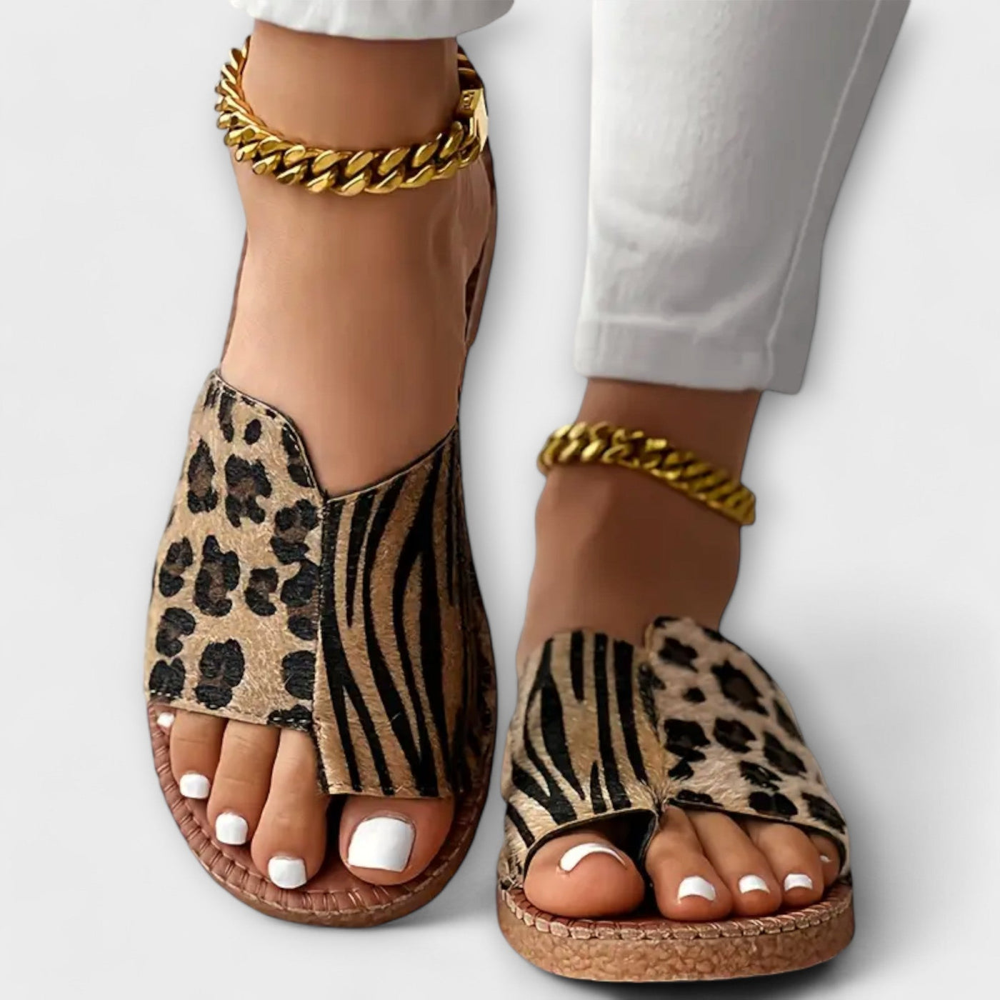 Sophia – Chic Slides with Print