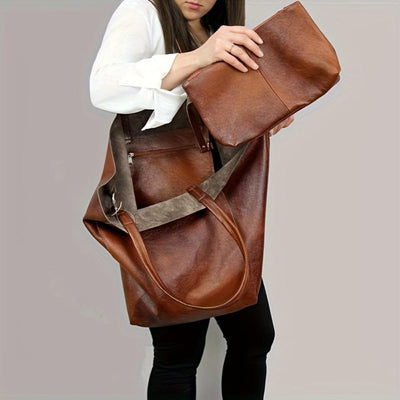 Ileana - Retro Softness | Large Capacity Tote Bag