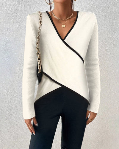 Wrap Blouse – Sculpted Elegance for Instant Sophistication