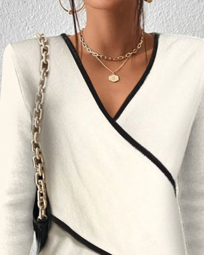 Wrap Blouse – Sculpted Elegance for Instant Sophistication