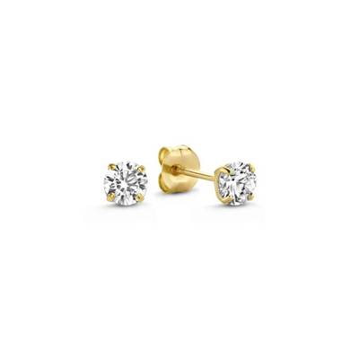 14K Gold Diamond Earring Set That Radiates Sophistication & Turns Every Glance Into Admiration