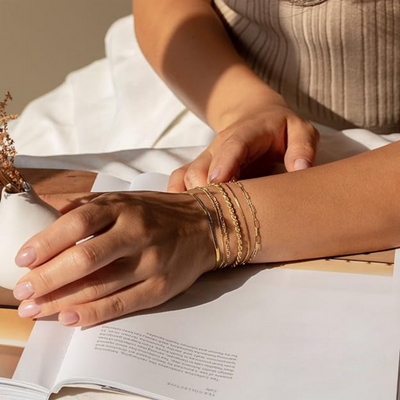 16K Gold Bracelet Set That Exudes Limitless Style & Earns Compliments Everywhere