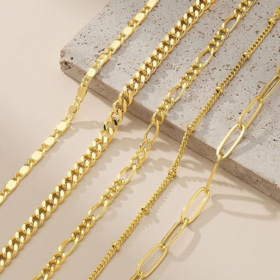 14K Gold Bracelet Set That Makes You Stand Out & Turns Heads (Adjustable)
