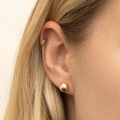 16k Gold Ball Studs That Complete Every Wardrobe & Elevate Any Outfit Effortlessly
