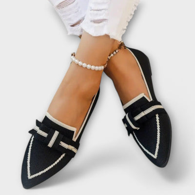 Soraya – Flat Women's Shoes with Knotted Design
