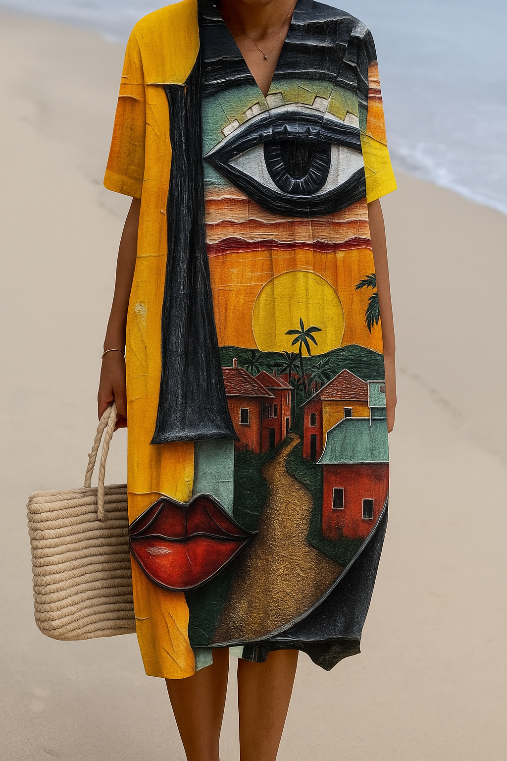 Artistically Inspired Dress – Natural Beauty That Captures Attention