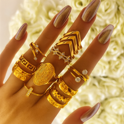 Unique Premium Pack of 8 to 12 Rings