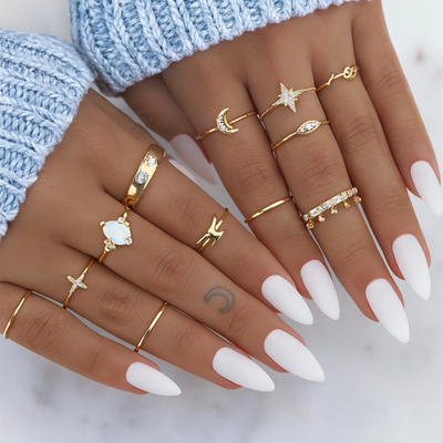 Unique Premium Pack of 8 to 12 Rings