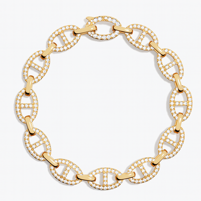 18K Gold Link Bracelet That Makes You Stand Out & Turns Heads Instantly