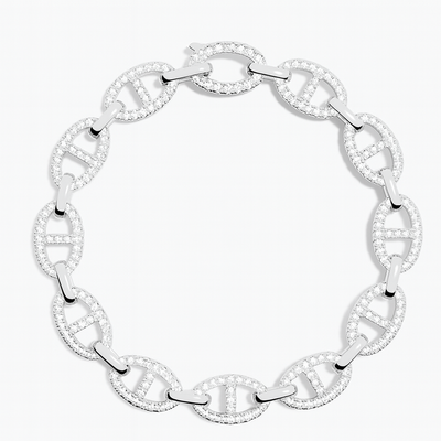 18K Gold Link Bracelet That Makes You Stand Out & Turns Heads Instantly