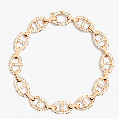 18K Gold Link Bracelet That Makes You Stand Out & Turns Heads Instantly