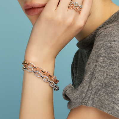18K Gold Link Bracelet That Makes You Stand Out & Turns Heads Instantly