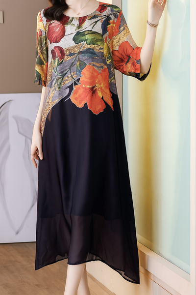 Zephyra – Plus Size Chiffon Summer Dress