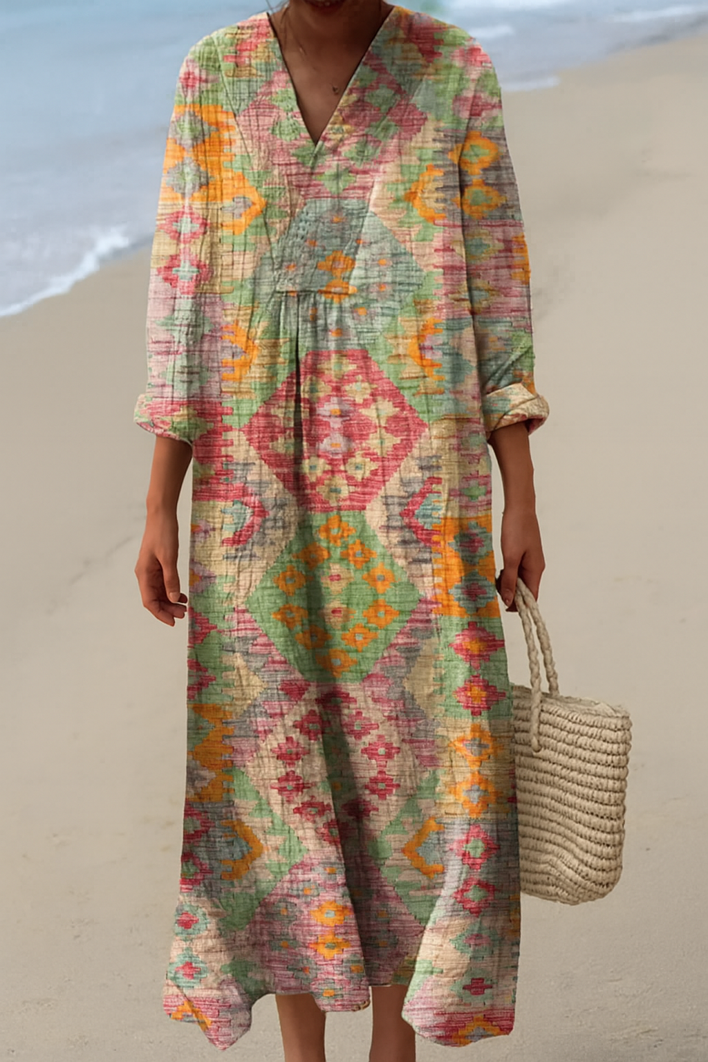Artistically Inspired Cotton Dress – Natural Beauty That Captures Attention
