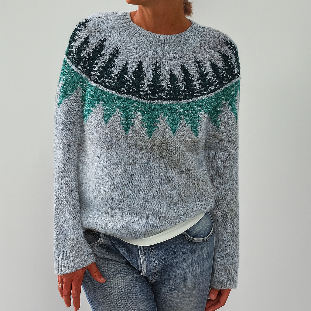 Cozy Forest-Inspired Sweater – Feel Nature's Calm Warmth