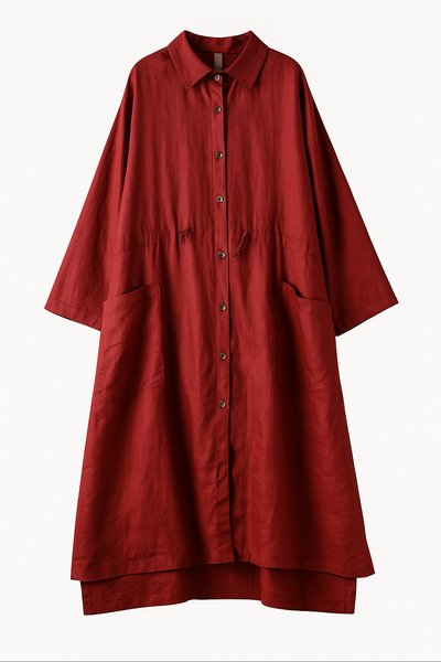 Delilah – Casual Oversize Linen Maxi Dress