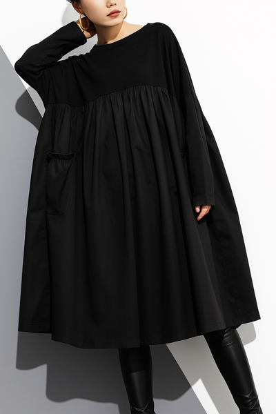 Maribel – Stylish Plus Size Cotton Shift Dress
