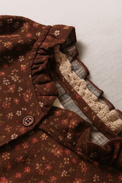 Ondine – Boho Ruffled Patchwork Dress