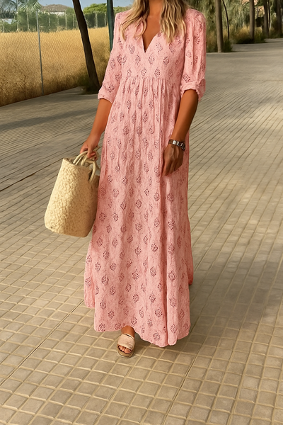 Xenia – Elegant Boho Maxi Dress