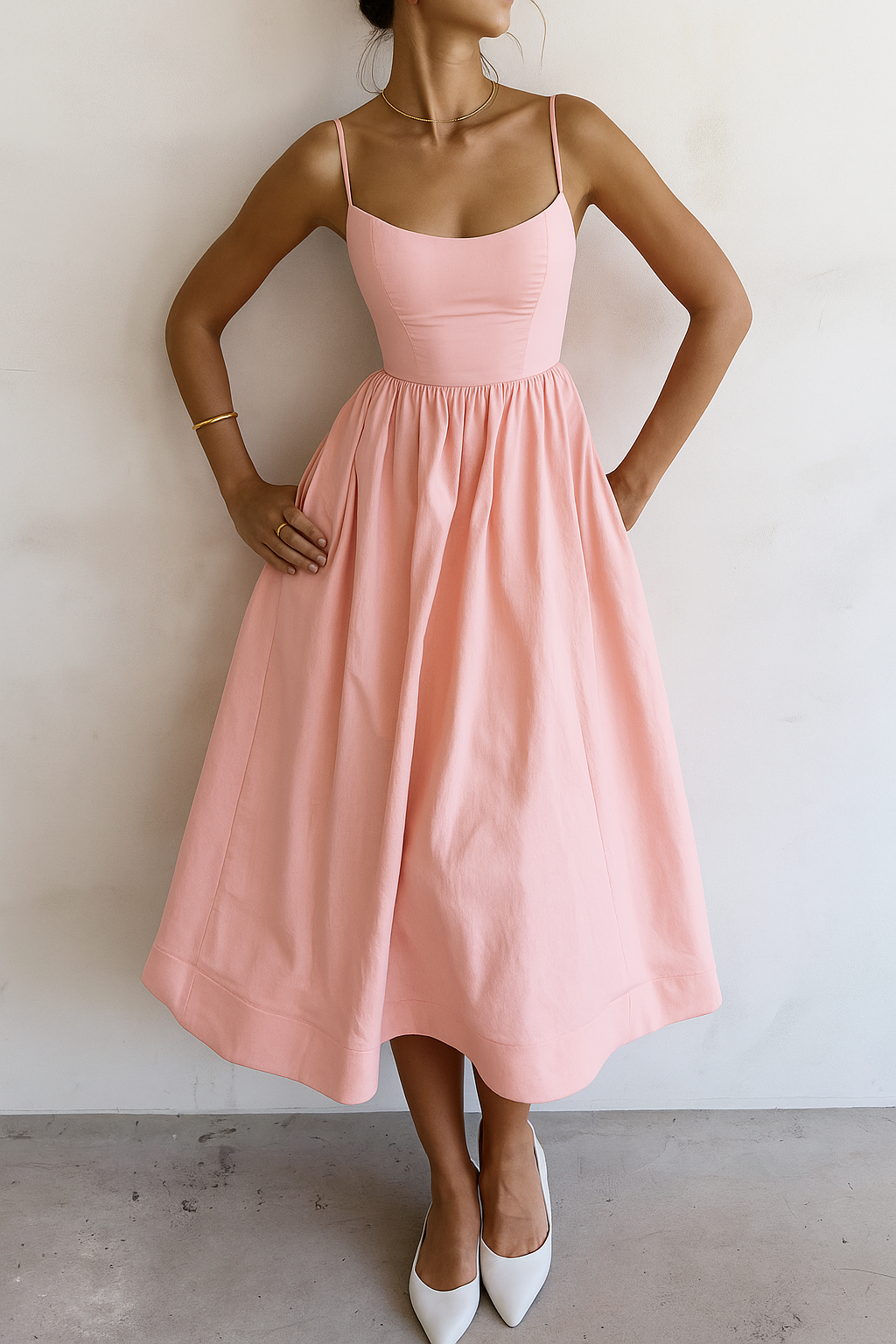 Serenella – Flattering Waist-Fitted Flare Dress