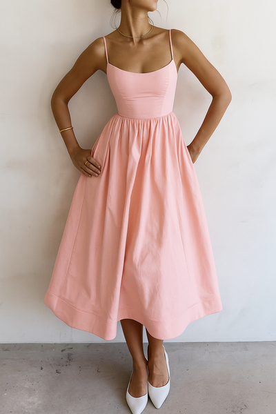 Serenella – Flattering Waist-Fitted Flare Dress