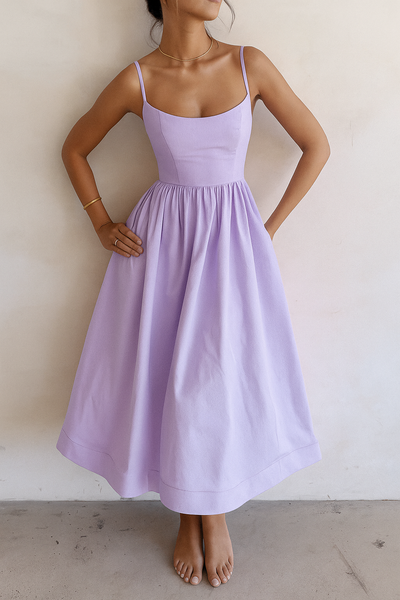 Serenella – Flattering Waist-Fitted Flare Dress